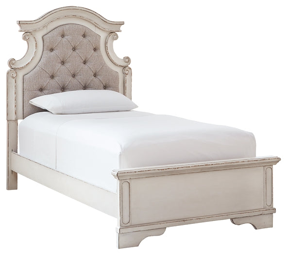 Realyn  Upholstered Panel Bed