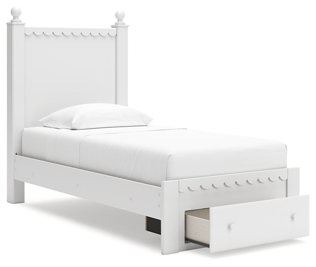 Mollviney Twin Panel Storage Bed with Dresser