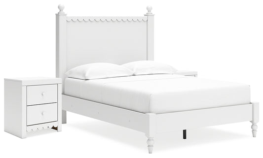 Ashley Express - Mollviney Full Panel Bed with 2 Nightstands