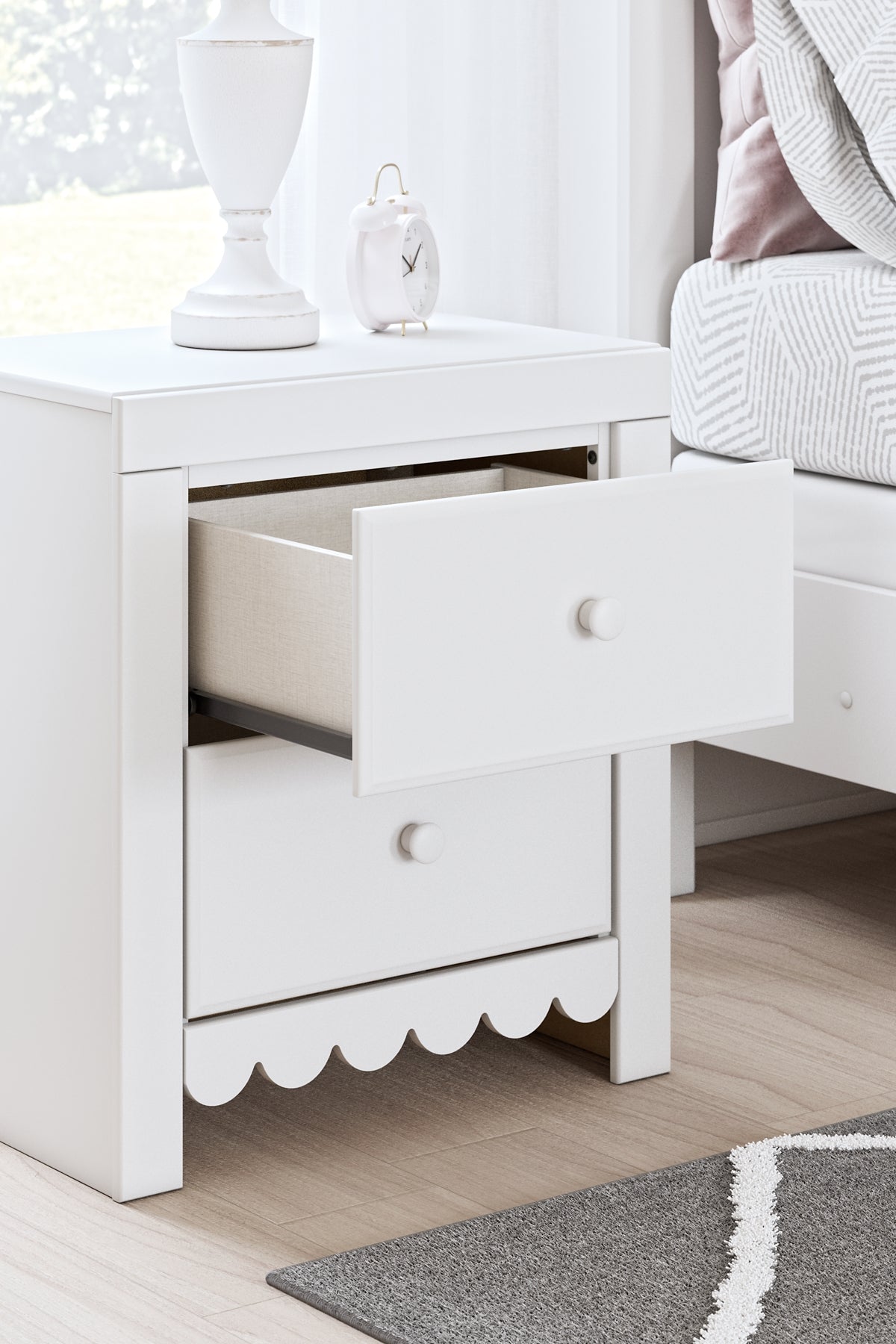 Mollviney Twin Panel Storage Bed with 2 Nightstands