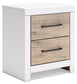 Charbitt Twin Panel Bed with Mirrored Dresser and 2 Nightstands