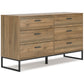 Ashley Express - Deanlow Twin Panel Headboard with Dresser and Nightstand