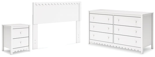 Ashley Express - Hallityn Full Panel Headboard with Dresser and Nightstand