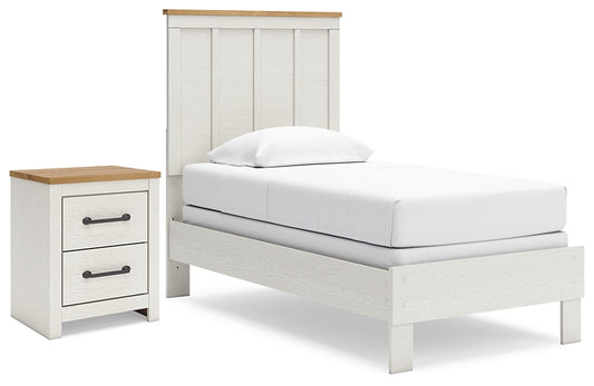 Ashley Express - Linnocreek Twin Panel Bed with Nightstand