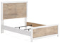 Charbitt Full Panel Bed with Mirrored Dresser and 2 Nightstands