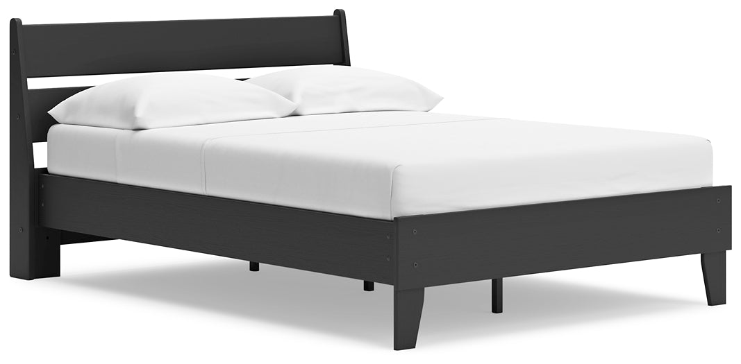 Ashley Express - Socalle Full Panel Platform Bed with Dresser and Nightstand