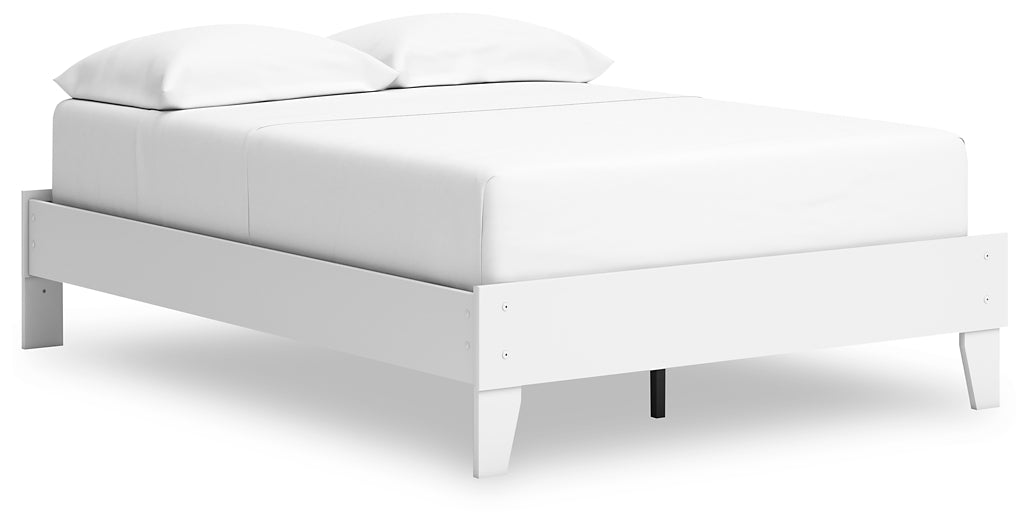 Ashley Express - Hallityn Full Platform Bed with Dresser, Chest and 2 Nightstands