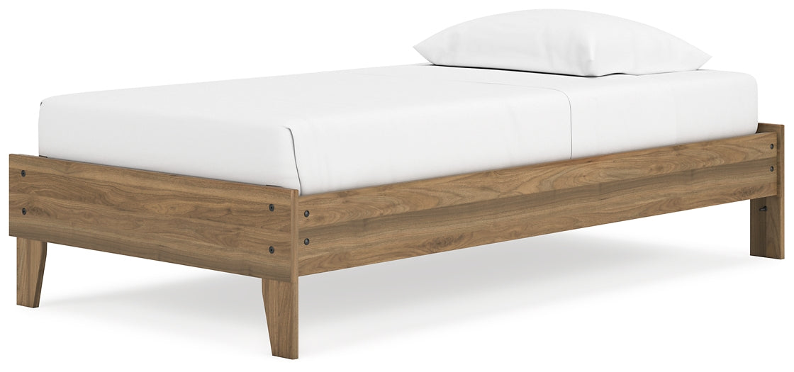 Ashley Express - Deanlow Twin Platform Bed with Dresser, Chest and Nightstand